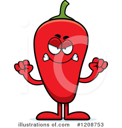 Royalty-Free (RF) Chili Pepper Clipart Illustration by Cory Thoman - Stock Sample #1208753