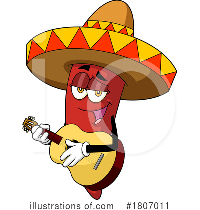 Royalty-Free (RF) Chili Pepper Clipart Illustration by Hit Toon - Stock Sample #1807011