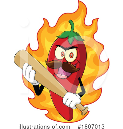 Chile Pepper Clipart #1807013 by Hit Toon