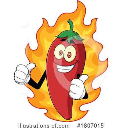 Chile Pepper Clipart #1807015 by Hit Toon