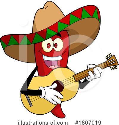 Chili Peppers Clipart #1807019 by Hit Toon