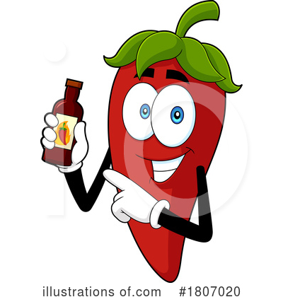 Chile Pepper Clipart #1807020 by Hit Toon