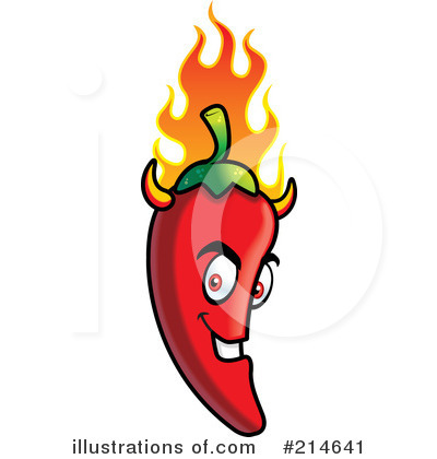 Royalty-Free (RF) Chili Pepper Clipart Illustration by Cory Thoman - Stock Sample #214641