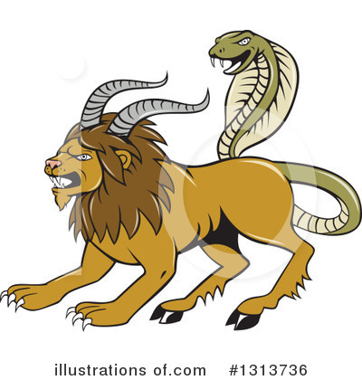 Male Lion Clipart #1313736 by patrimonio