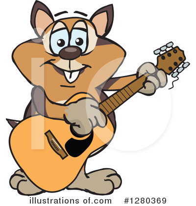 Royalty-Free (RF) Chipmunk Clipart Illustration by Dennis Holmes Designs - Stock Sample #1280369