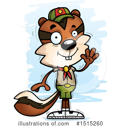 Chipmunk Clipart #1515260 by Cory Thoman