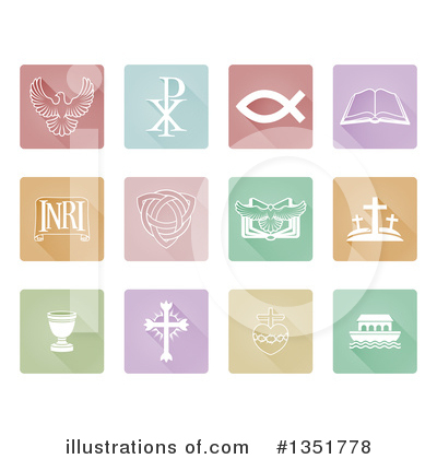Christian Icons Clipart #1351778 by AtStockIllustration