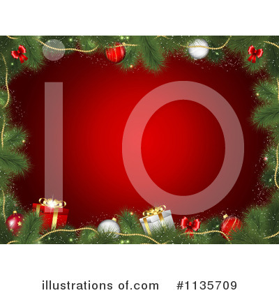 Royalty-Free (RF) Christmas Background Clipart Illustration by KJ Pargeter - Stock Sample #1135709