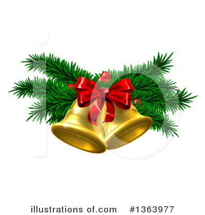 Christmas Bells Clipart #1363977 by AtStockIllustration