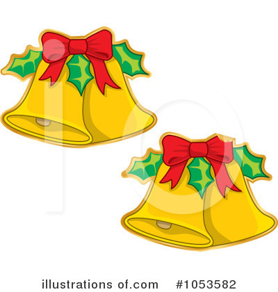 Christmas Bells Clipart #1053582 by Any Vector