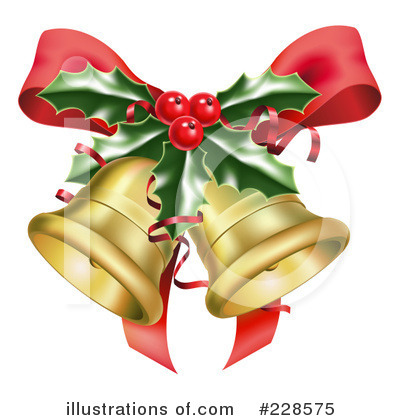 Royalty-Free (RF) Christmas Bells Clipart Illustration by AtStockIllustration - Stock Sample #228575