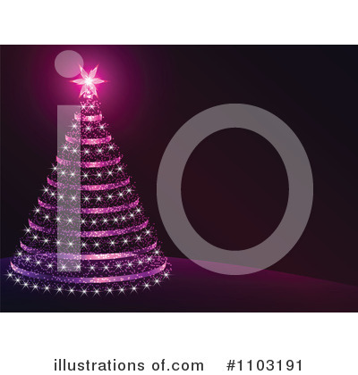 Christmas Tree Clipart #1103191 by Andrei Marincas