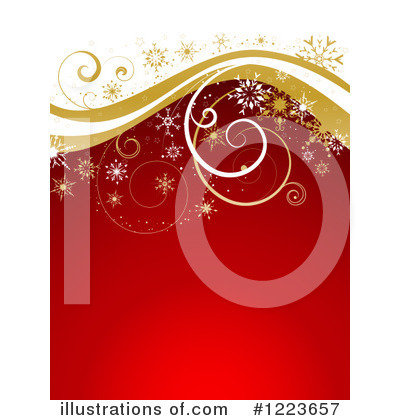 Christmas Backgrounds Clipart #1223657 by KJ Pargeter