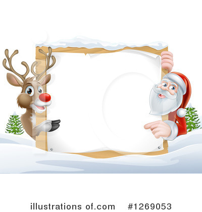 Reindeer Clipart #1269053 by AtStockIllustration