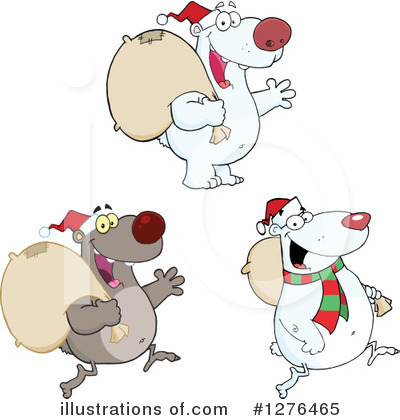 Polar Bear Clipart #1276465 by Hit Toon