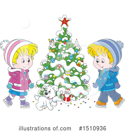 Royalty-Free (RF) Christmas Clipart Illustration by Alex Bannykh - Stock Sample #1510936