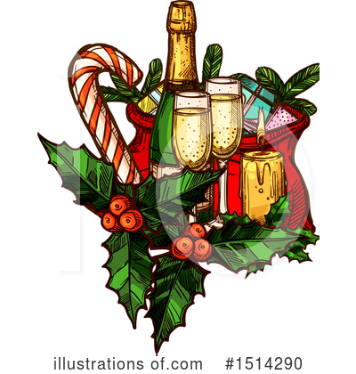Royalty-Free (RF) Christmas Clipart Illustration by Vector Tradition SM - Stock Sample #1514290
