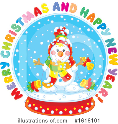 Snow Globe Clipart #1616101 by Alex Bannykh