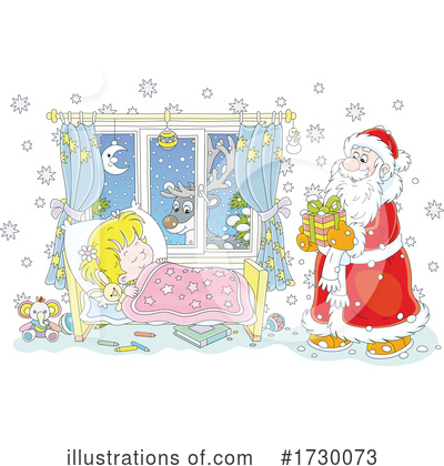 Christmas Gifts Clipart #1730073 by Alex Bannykh