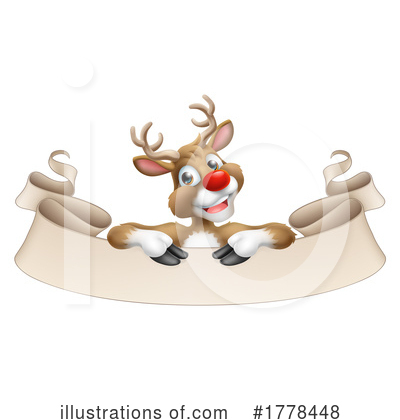Reindeer Clipart #1778448 by AtStockIllustration