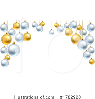 Christmas Baubles Clipart #1782920 by AtStockIllustration