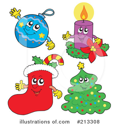 Christmas Clipart #213308 - Illustration by visekart