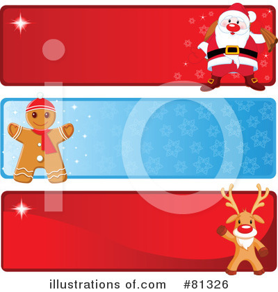 Royalty-Free (RF) Christmas Clipart Illustration by Pushkin - Stock Sample #81326