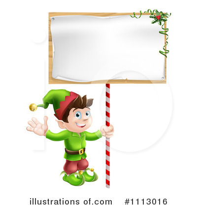 Christmas Elf Clipart #1113016 by AtStockIllustration