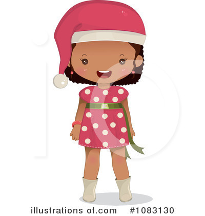 Royalty-Free (RF) Christmas Girl Clipart Illustration by Melisende Vector - Stock Sample #1083130