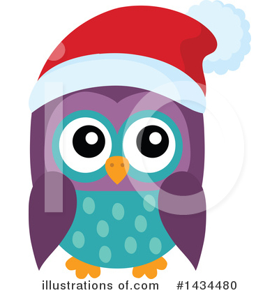 Christmas Owl Clipart #1434480 by visekart