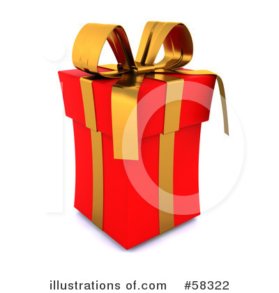 Christmas Gift Clipart #58322 by KJ Pargeter