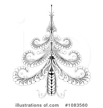 Christmas Tree Clipart #1083560 by AtStockIllustration