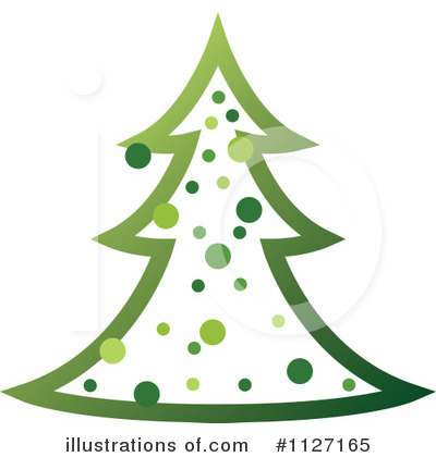 Royalty-Free (RF) Christmas Tree Clipart Illustration by dero - Stock Sample #1127165