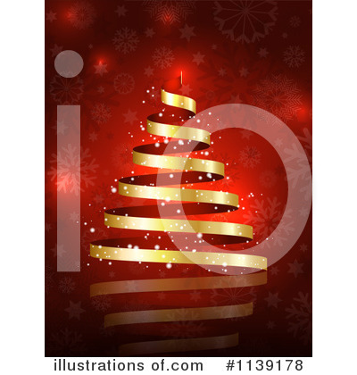 Royalty-Free (RF) Christmas Tree Clipart Illustration by KJ Pargeter - Stock Sample #1139178