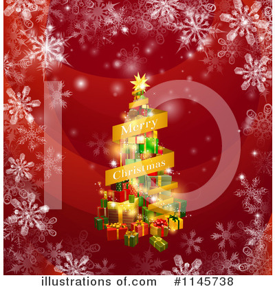 Christmas Tree Clipart #1145738 by AtStockIllustration