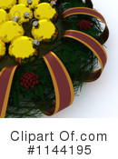 Christmas Wreath Clipart #1144195 by KJ Pargeter