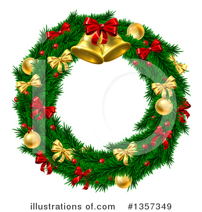 Christmas Bells Clipart #1357349 by AtStockIllustration