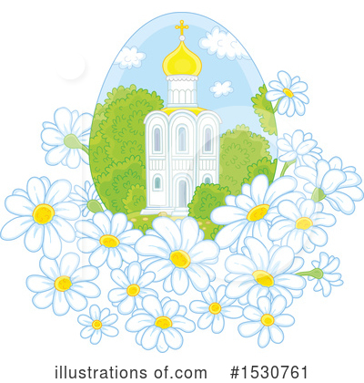 Royalty-Free (RF) Church Clipart Illustration by Alex Bannykh - Stock Sample #1530761