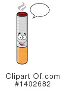 Cigarette Mascot Clipart #1402682 by Hit Toon