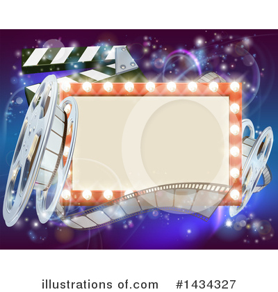Movie Clipart #1434327 by AtStockIllustration