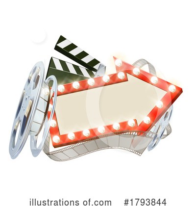 Royalty-Free (RF) Cinema Clipart Illustration by AtStockIllustration - Stock Sample #1793844