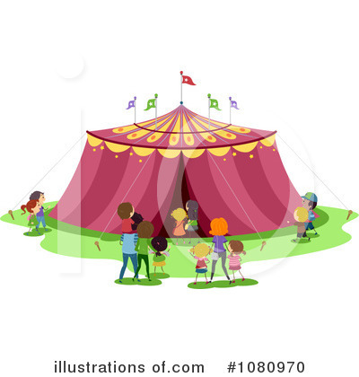 Royalty-Free (RF) Circus Clipart Illustration by BNP Design Studio - Stock Sample #1080970