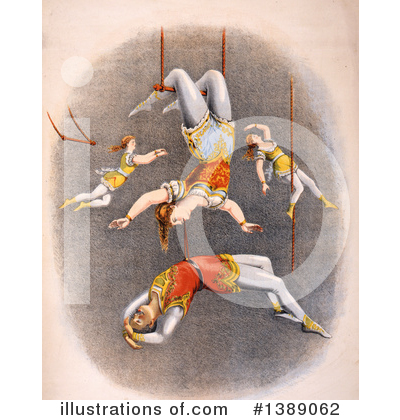 Royalty-Free (RF) Circus Clipart Illustration by JVPD - Stock Sample #1389062