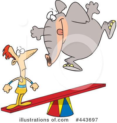 Royalty-Free (RF) Circus Clipart Illustration by toonaday - Stock Sample #443697