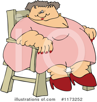 Obese Clipart #1173252 by djart