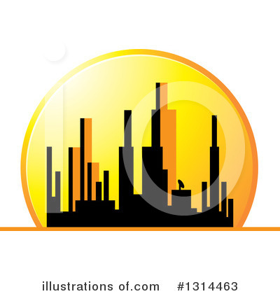 Skyscrapers Clipart #1314463 by Lal Perera