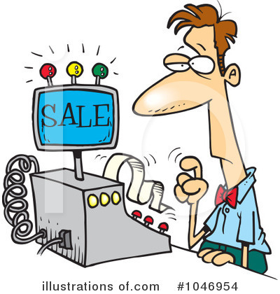 Clerk Clipart #1046954 by toonaday