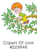 Climbing A Tree Clipart #229846 by Alex Bannykh