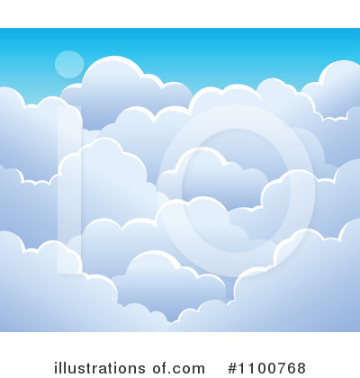 Royalty-Free (RF) Clouds Clipart Illustration by visekart - Stock Sample #1100768