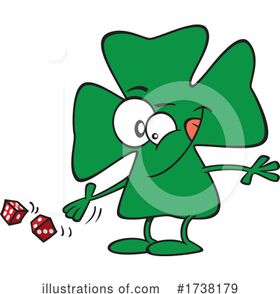 Dice Clipart #1738179 by toonaday